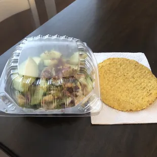 Order of aguachiles that cost $19, small container