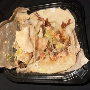 a nail in my shrimp tacos