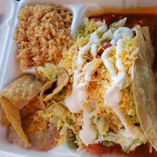 Combo #12 - Enchilada &amp; Taco