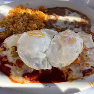 1. Ranch Style Flat Enchilada Sunday Special