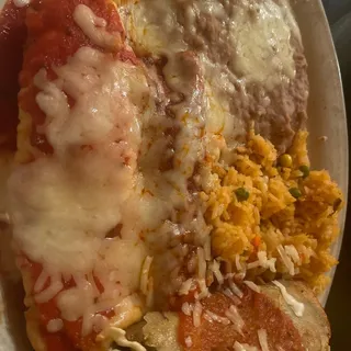3. Chile Relleno, Beef Enchilada & Beef Taco Combo