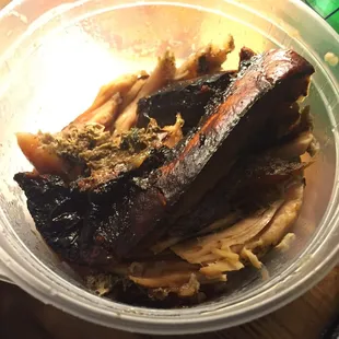 Pernil (roast pork) soooo good.