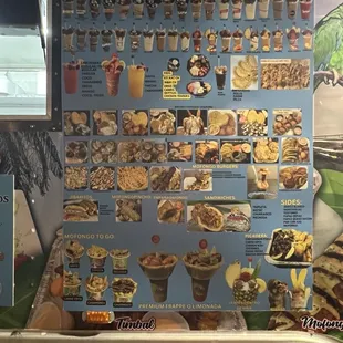 Variety of amazing frappes