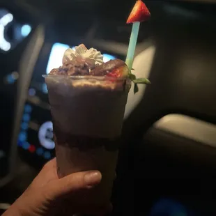 My delicious Ferrero Rocher frappe