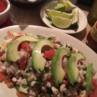 Ceviche was very good, like always.