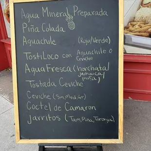 Outside A-Frame listing specials