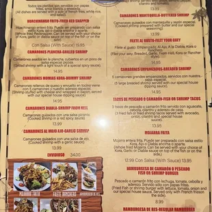 menu, sushi and sashimi