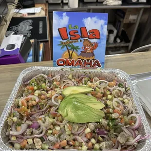 Shrimp ceviche