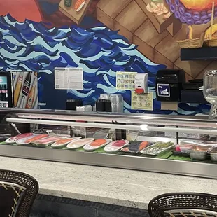 Sushi counter