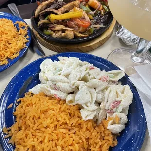 Fajitas and wonderful sides