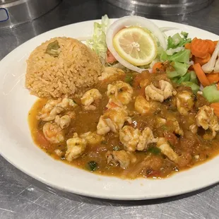 Cameron's Rancheros: served with rice and steamed veggies