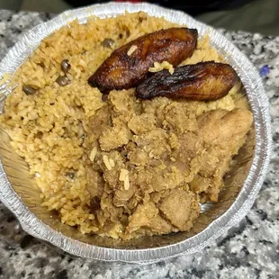 Chicharron de pollo (Fried Chicken Chunks) lunch portion!!!