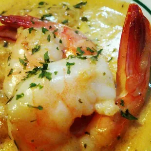 Fish and shrimp platter in "No Name" Sauce! Simply delicious!