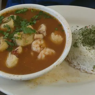 Medium seafood soup