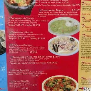 ramen and noodles, menu