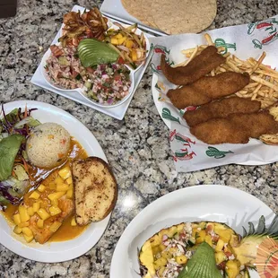 fish and chips, food