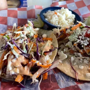I had already ate one taco. Delicious.
