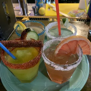 Margaritas (out of the flight cups)