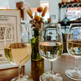 White wine flight!