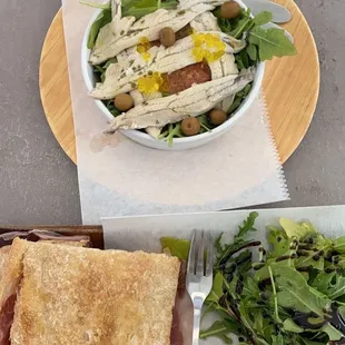 a variety of food items