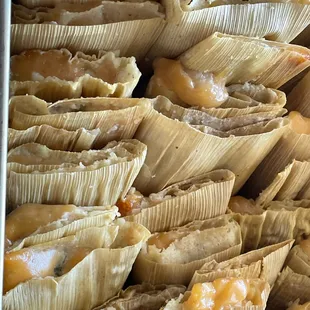 tamales rajas con queso