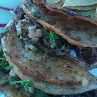 Yum! This Mexican taco truck has definitely one of the best birria tacos I've ever had. (At soma street food park)