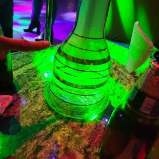 a bottle of beer on a table