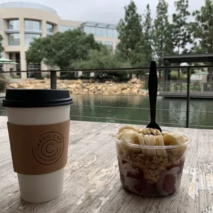 Hot Maple Lovin&apos; Latte and Acai Dreamin&apos; Bowl