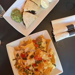 Quesadilla &amp; nachos