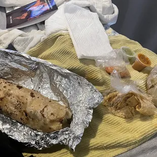 Delicious breakfast burrito and extras for $9!!!