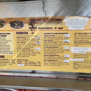 menu as of 10/7/21 (got cut off a little)