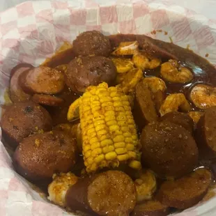 Shrimp and Sausage combo