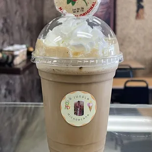They have this new mazapán ice latte