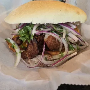 Pan con Chocharron. Amazing!