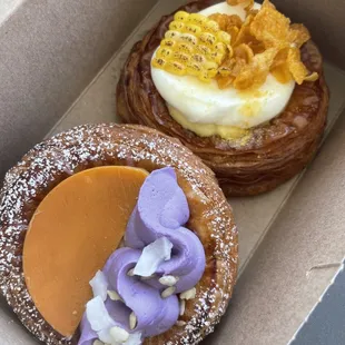 Halo-Halo Croissant and Mais Con Yelo Croissant