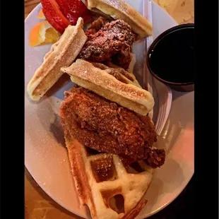 chicken n waffles