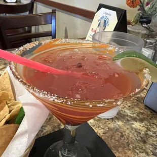 Pomegranate margarita