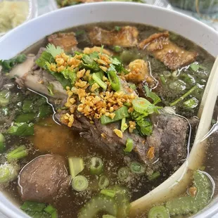 Pork belly pho