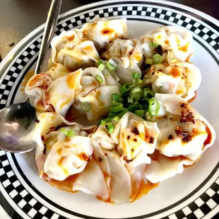 Spicy Shrimp Wontons