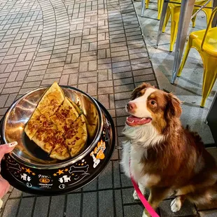 Peanut butter, bacon flatbread