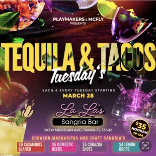 Taco Tuesday Flyer.