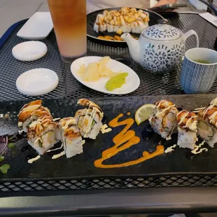 food, sushi, sashimi, sushi and sashimi