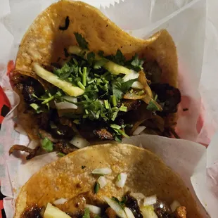 Al pastor tacos were superb