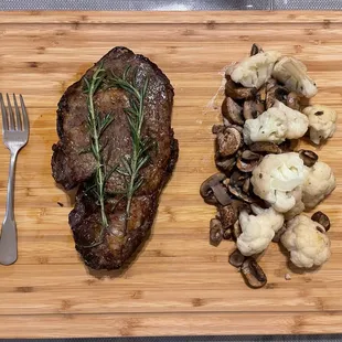 Made w/ La Laguna's excellent prime ribeye. Owner gave me some of his great steak seasoning too. 5/5