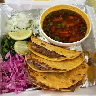 Birria tacos were excellent. The consome could have had a little more depth to it, but good enough 4.5/5