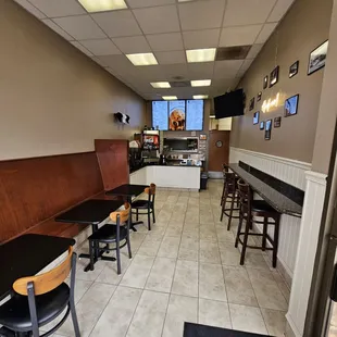 Seating area and entrance