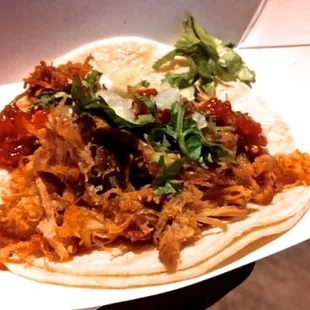 Friday at Speakeasy Ales &amp; Lagers 2013-09-27: Carnitas taco - 4 stars