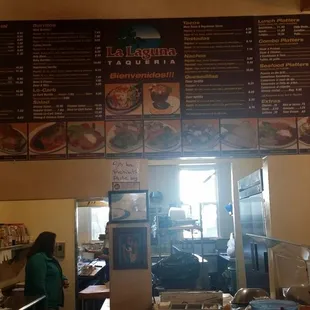 Wall menu