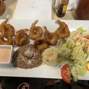 Camarones empanizados