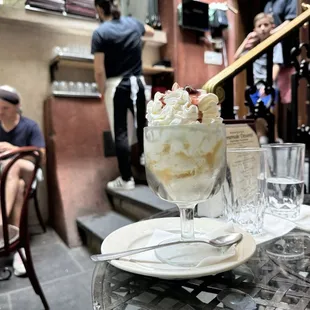 affogato with cognac